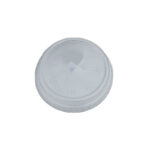 Compostable Semi Flat Lid for 5/7/9oz Cold Cups – With X Hole