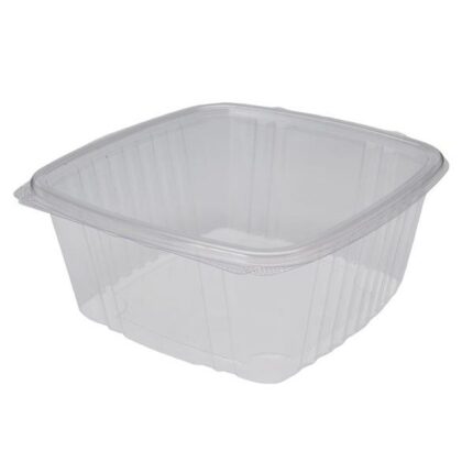 64oz Compostable Hinged Deli Container
