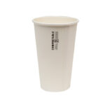 16oz Compostable Hot Paper Cup – Simple Plain