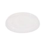 Compostable Semi-Dome Deli Container Lids for 8/12/16/32oz Round Deli Containers