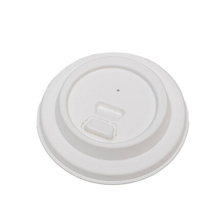 90mm Compostable Fibre Tab Lid