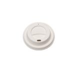 90mm Compostable Fibre Hot Lid – PFAS Free