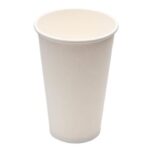 16oz Paper Hot Cup – White