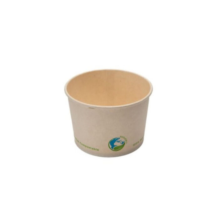 8oz Compostable Bamboo Fibre Soup Cup