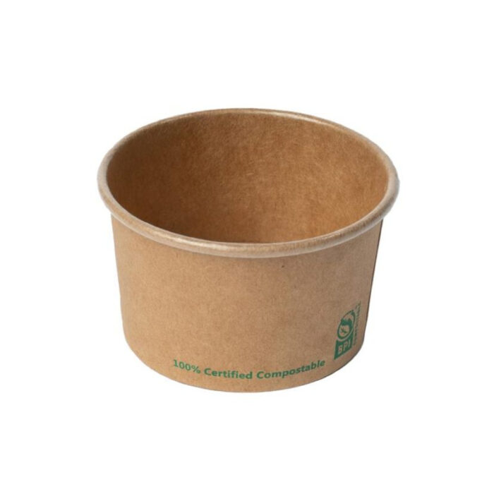 3oz Compostable Kraft Paper Bowl