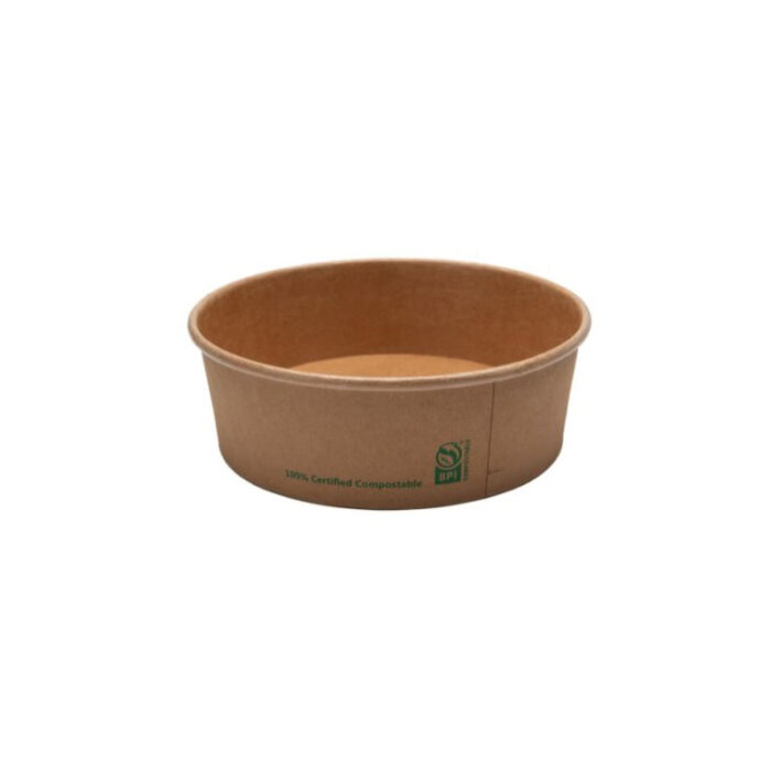 20oz Compostable Kraft Paper Bowl