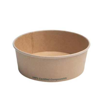 44oz Compostable Kraft Paper Bowl