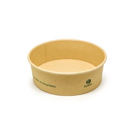20oz Compostable Bamboo Fibre Bowl – Tree Free