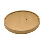 Compostable Kraft Paper Lid for 16/20/32oz Kraft Paper Bowl
