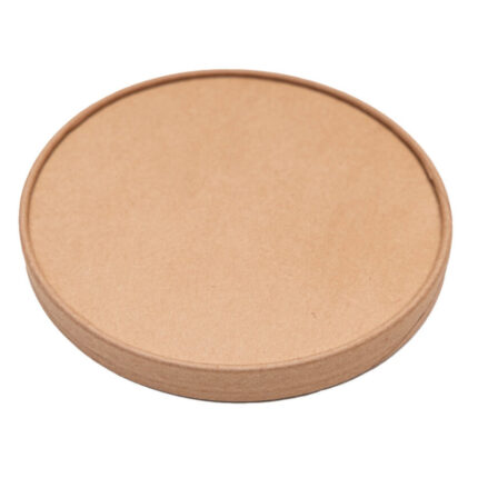 Compostable Kraft Paper Lid for 44oz Kraft Paper Bowl