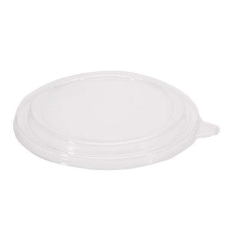 Recyclable Lid for 44oz Kraft Paper Bowl – Clear Recyclable Lid for 44oz Kraft Paper Bowl – Clear