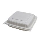 9×9” Hinged PP container