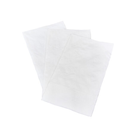 15×17″Dinner Napkin 1 Ply – White