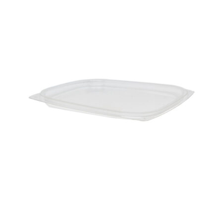 RPET Flat Lid for 8-16oz Rectangular Deli Container