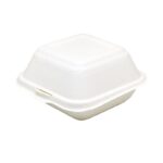 5x5x3” Compostable Sugarcane Clamshell