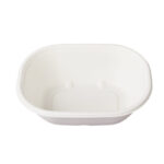 26oz Compostable Sugarcane Oval bowl