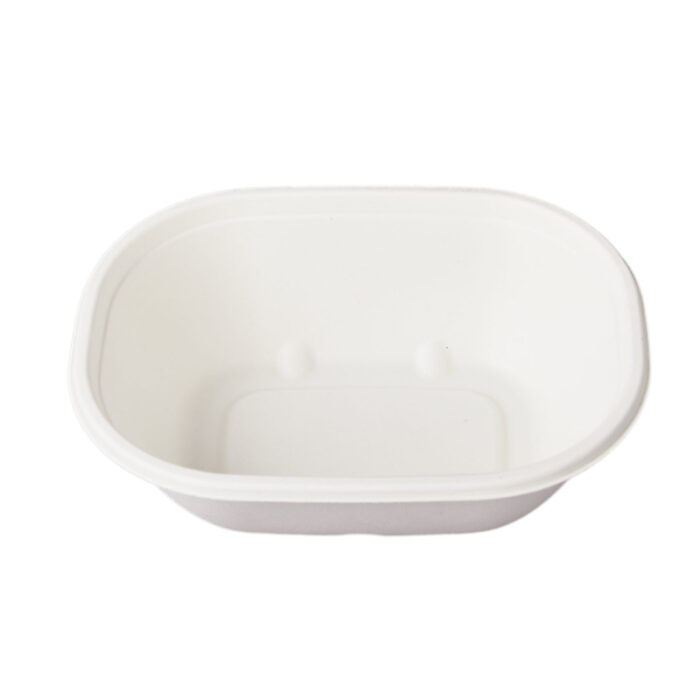 26oz Compostable Sugarcane Oval bowl 26oz Compostable Sugarcane Oval bowl