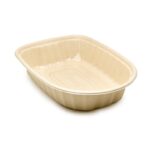 Sugarcane Fibre Rotisserie Chicken Tray – PLA Coated
