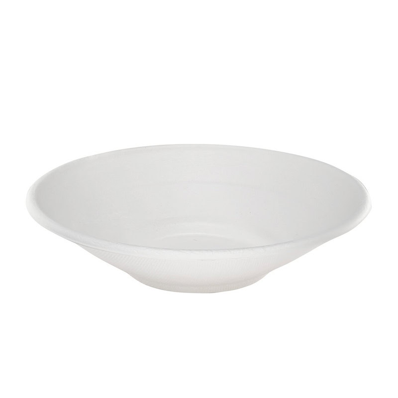 24oz Sugarcane Fibre Bowl – Wide Rim 24oz Sugarcane Fibre Bowl – Wide Rim
