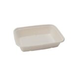 38oz Rectangular Sugarcane Tray – PLA coated