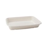 58oz Rectangular Sugarcane Tray – PLA coated