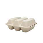 Sugarcane Taco Box – 3 Compartments