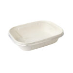 36oz Compostable Sugarcane U-Shape Bowl