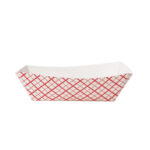 7.75×5.75×2″ Boat Tray – White
