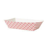 9.5×6.5×2.25″ Boat Tray – White