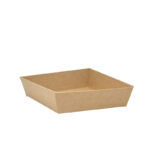 4.5×4.5×1.15″ Kraft Square Tray