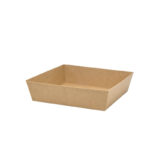 5.25×5.25×1.25″ Kraft Square Tray