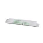 10” x 10.8mm Wrapped White Giant Paper Straw