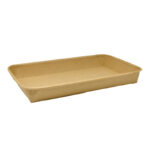 8.5×5.5×1″ #15 Paper Sushi Box – Kraft