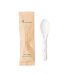 5.5” Sugarcane Fibre Spoon – Wrapped