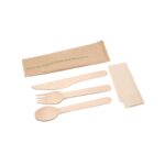 6” Wooden Cutlery Set