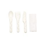 5.5” Sugarcane Fibre Cutlery Set
