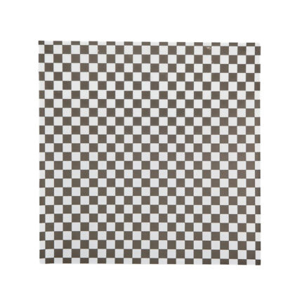 12×12 Checkered Paper – Black