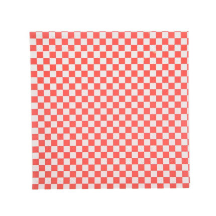 12×12 Checkered Paper – Red