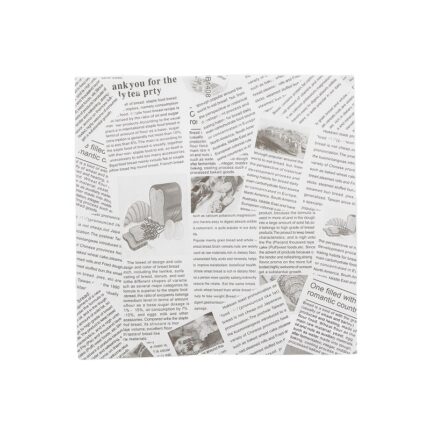 12×12″ Newsprint Wax Paper