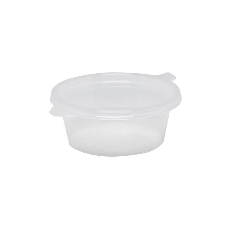 2oz Portion Cup with Hinged Lid 2oz Portion Cup with Hinged Lid