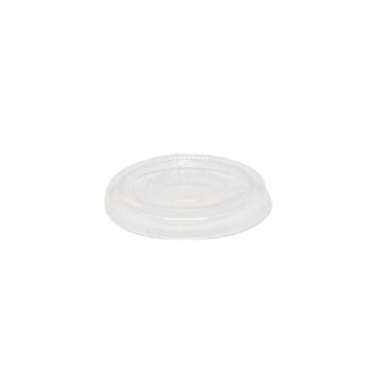 Lid for 0.75/1oz Portion Cup – Recyclable PET Lid for 0.75/1oz Portion Cup – Recyclable PET