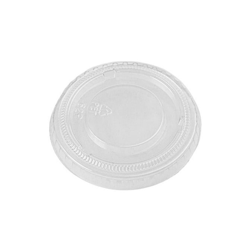 Lid for 1.5/2oz Portion Cup – Recyclable PET Lid for 1.5/2oz Portion Cup – Recyclable PET
